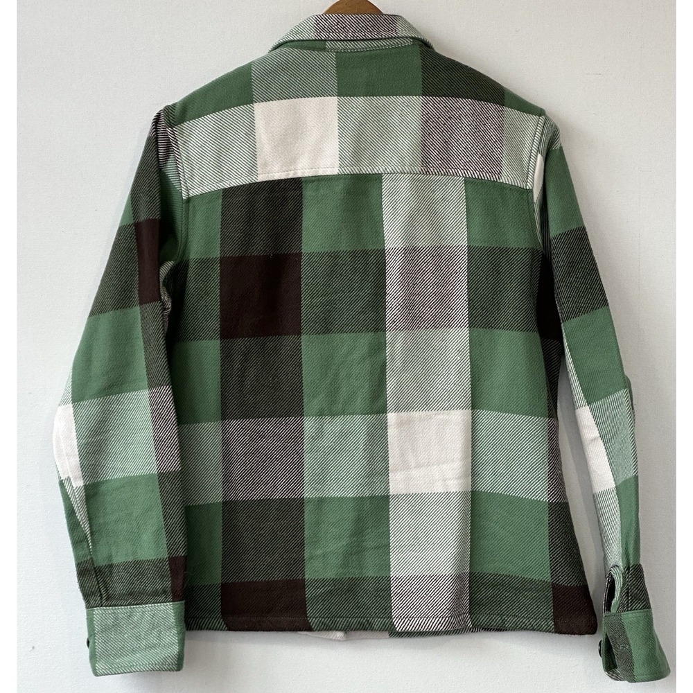 Cabela's Jacket Flannel Shacket Granolagirl Green Plaid Retro Women's Size M - Picture 2 of 6